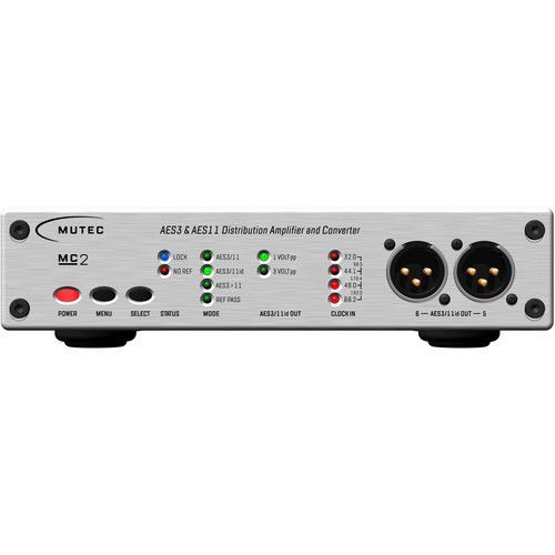  Mutec MC-2 Distribution Amplifier & Format Converter for AES/EBU