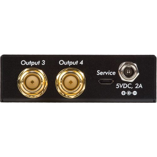  MuxLab 12G-SDI 1x4 4K60 Splitter/Distributor for 4 Displays