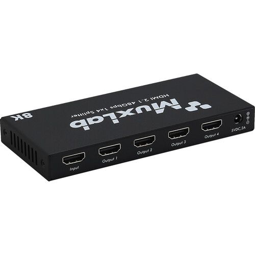  MuxLab HDMI 2.1 48 Gb/s 1 x 4 Splitter