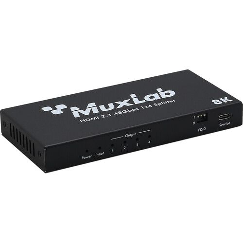  MuxLab HDMI 2.1 48 Gb/s 1 x 4 Splitter
