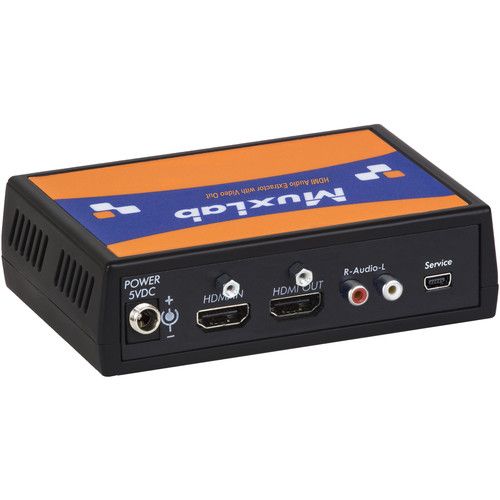  MuxLab HDMI Audio Extractor with Dolby & DTS Downmixer