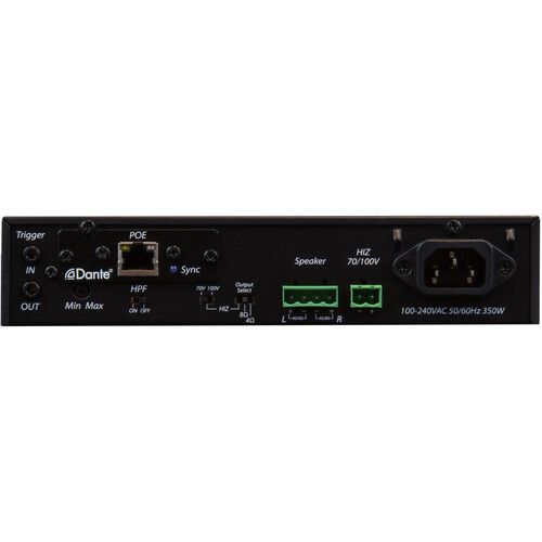  MuxLab Dante 2-Channel 240W Power Amplifier