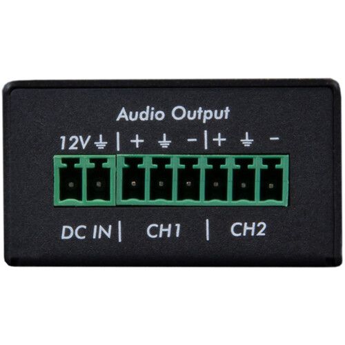  MuxLab Dante 2-Channel Analog Audio Decoder