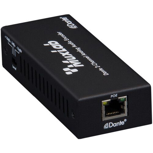  MuxLab Dante 2-Channel Analog Audio Encoder