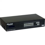 MuxLab HDMI 8x8 Matrix Switch with HDBaseT Outputs (UK Power Cord)