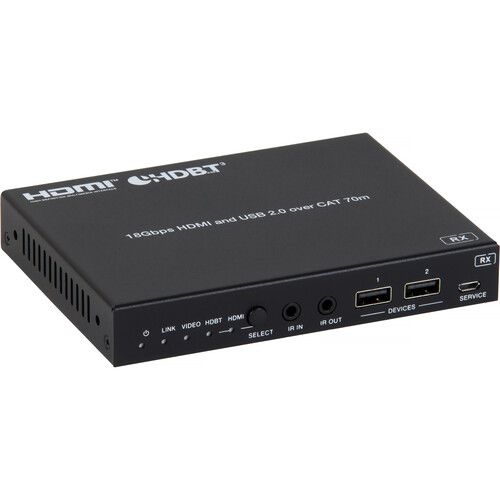  MuxLab 5x1 USB-C/HDMI Presentation Switcher with Dante