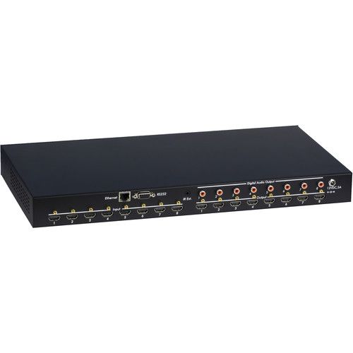  MuxLab 4K60 HDMI 8 x 8 Matrix Switcher with UK Power Cord