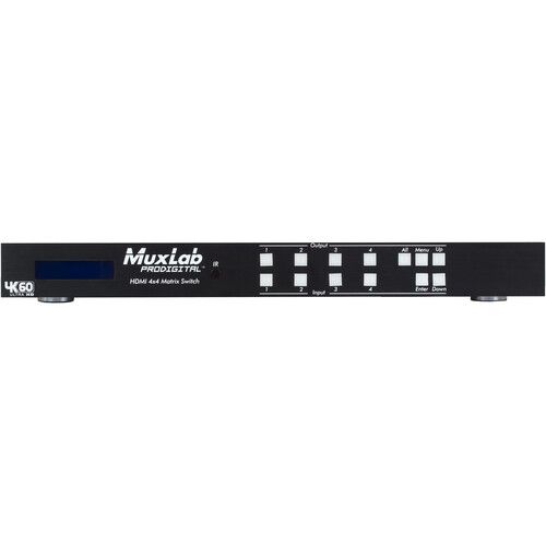  MuxLab 4x4 4K60 HDMI Matrix Switch (UK)