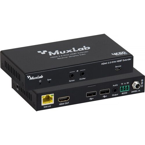  MuxLab HDMI 2.0 KVM HDBT Extender Kit