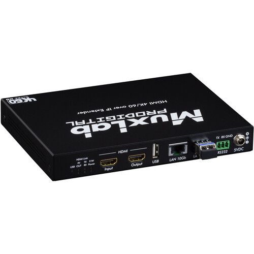  MuxLab HDMI 4K/60 KVM over IP Transceiver 10GB (Fiber)