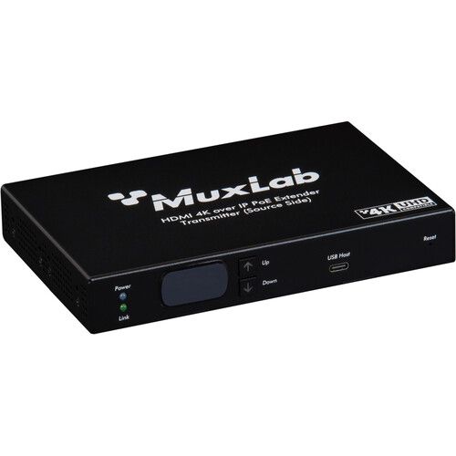  MuxLab 4K KVM HDMI over IP PoE Transmitter Deluxe