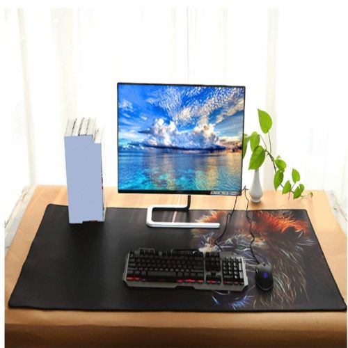  Muziwenju Mouse Pad, Gaming Mouse Pad, Oversized Computer Desk Mat, Padded Desk Keyboard Pad, (1.2 M Long) Precision Edging, Non-Slip/Washable, Thickness 4mm, (Size : 12006004mm)