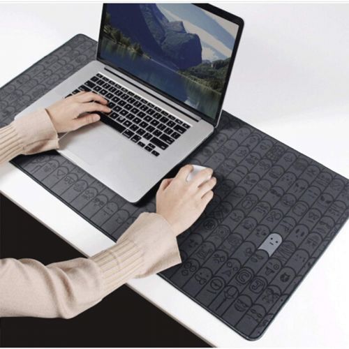  Muziwenju Mouse Pad, Gaming Mouse Pad Large Size 8003803mm/10003803mm, Office Desk Pad with Stitched Edge for PC/Laptop, Gray, (Color : Gray, Size : 10003803mm)