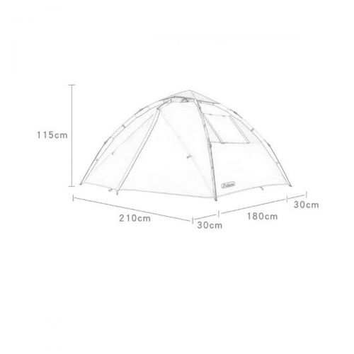  Muziwenju Instant Automatic Pop-up Tent, (3-4 People) Outdoor Tent, Waterproof and Windproof, UV-Resistant, Suitable for Beach, Hiking, Camping, Hunting, Fishing, Etc. The Latest S