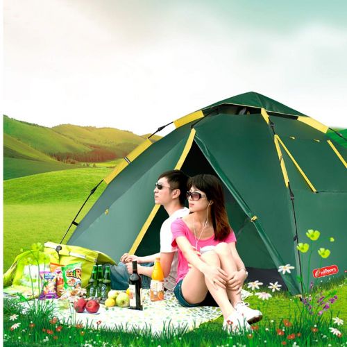  Muziwenju Instant Automatic Pop-up Tent, (3-4 People) Outdoor Tent, Waterproof and Windproof, UV-Resistant, Suitable for Beach, Hiking, Camping, Hunting, Fishing, Etc. The Latest S