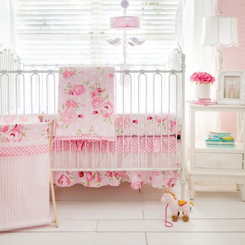 My Baby Sam Rosebud Lane 3-Piece Crib Bedding Set by My Baby Sam