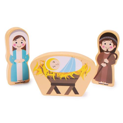  My First Noel Nativity Story Box | Portable, Foldable Birth of Christ Playset | Comes with 15 Figures to Create Your Very Own Display for Christmas | Great for Kids and Religious E