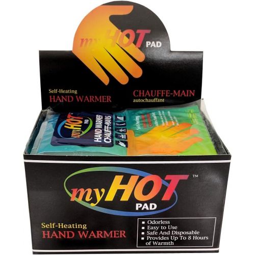  [아마존베스트]My Hot Pad - Hand Warmers Self Heating Pads - 20 Pairs = 40 Hand Warmers Total - Lasts up to 8 Hours or More of Heat