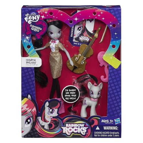 마이 리틀 포니 My Little Pony - A3996 - Equestria Girls Toy - Octavia Melody Deluxe Fashion Doll Pony Set - Rainbow Rocks