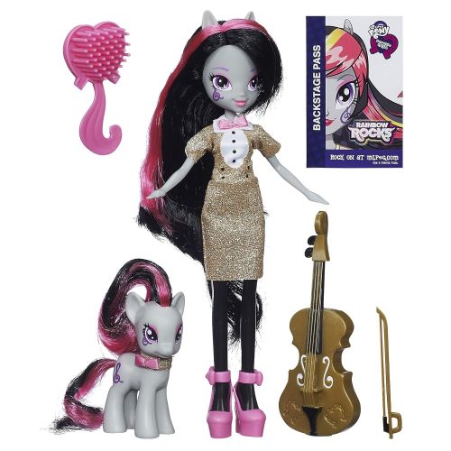 마이 리틀 포니 My Little Pony - A3996 - Equestria Girls Toy - Octavia Melody Deluxe Fashion Doll Pony Set - Rainbow Rocks