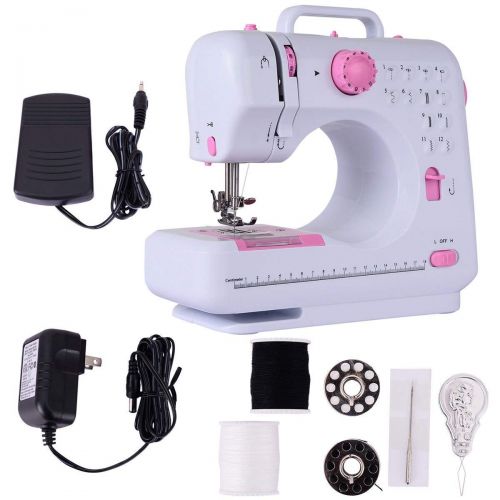  My Costway Sewing Machine Household Multifunction Double Thread and Speed Free-Arm Crafting Mending Machine