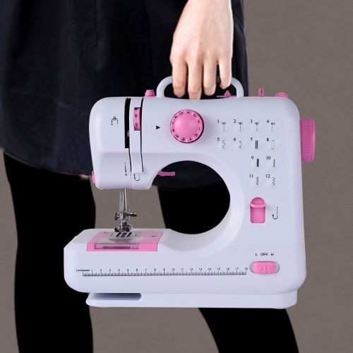  My Costway Sewing Machine Household Multifunction Double Thread and Speed Free-Arm Crafting Mending Machine