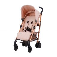 My Babiie Rose Gold and Blush Baby Stroller  Lightweight Baby Stroller US51  Rose Gold Frame and...