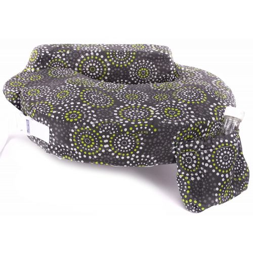  [아마존베스트]My Brest Friend Original Nursing Posture Pillow, Grey & Yellow Fireworks