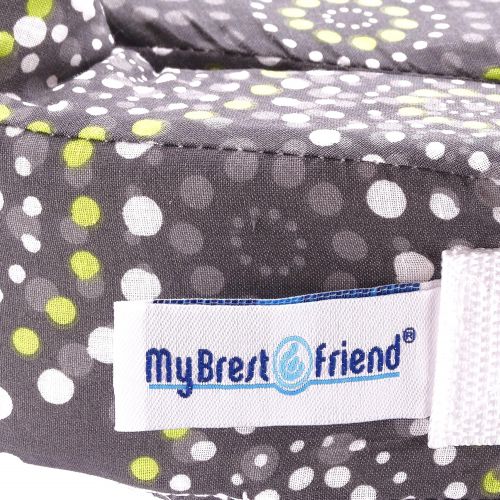  [아마존베스트]My Brest Friend Original Nursing Posture Pillow, Grey & Yellow Fireworks
