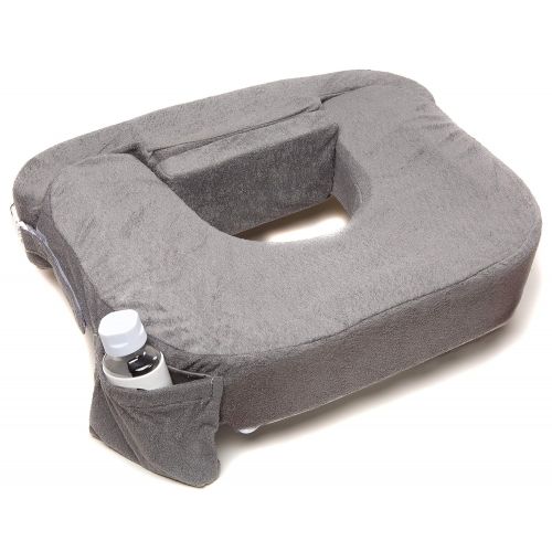  [아마존베스트]My Brest Friend Supportive Nursing Pillow for Twins 0-12 Months, Plus-Size, Dark Grey