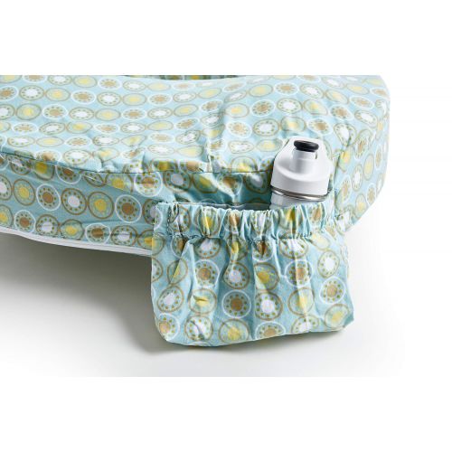  [아마존베스트]My Brest Friend Original Nursing Posture Pillow, Light Blue Sunburst