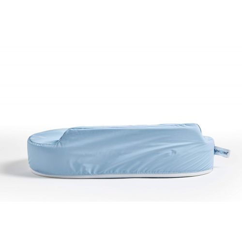  My Brest Friend Waterproof Nursing Pillow  Breastfeeding Pillow with Wipe Clean Antimicrobial Slipcover, Blue