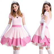 My Dinner Adult Women Super Mario Princess Cosplay Dress