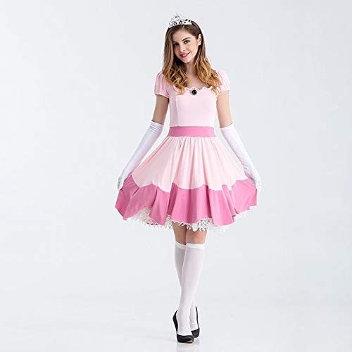  My Dinner Adult Women Super Mario Princess Cosplay Dress