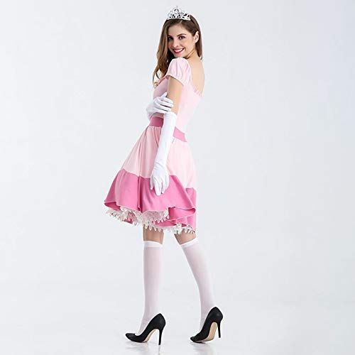  My Dinner Adult Women Super Mario Princess Cosplay Dress