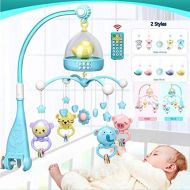 My Dinner 1PCS, New Upgrade High-end Musical Crib Mobile Baby Toys 2 Styles Animal and Birds 0-12 Months Bed Bell Mobile for Crib Toys Baby Happy