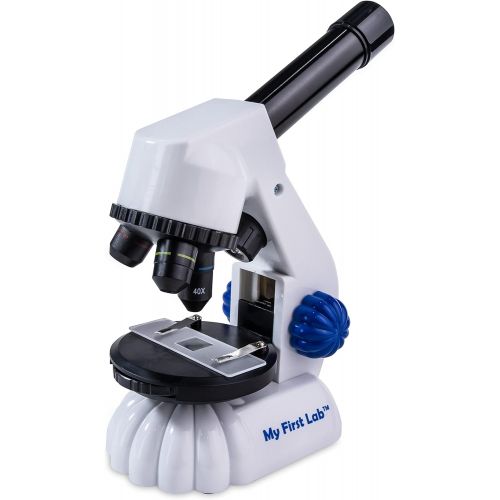  [아마존베스트]My First Lab Mini-Duo Scope  Entry Level STEM Microscope with Accessory Kit, and Dual LED Illumination