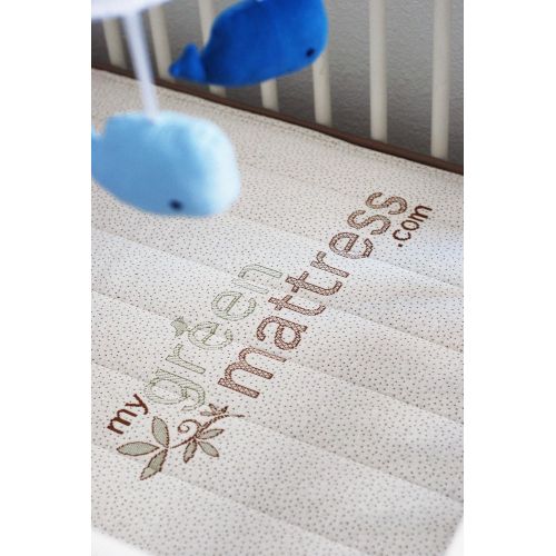  Emily Crib Mattress, GOTS Organic Cotton and Natural Eco-Wool, Two-Sided, Made in USA by My Green Mattress