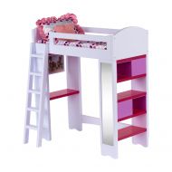 [아마존베스트]My Life As Loft Bed Play Set for 18 Dolls, 6 Pieces