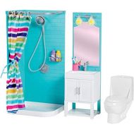 MyLife as My Life as 18 Doll 17 Pc Bathroom Playset - Light up vanity, Flushing Toilet