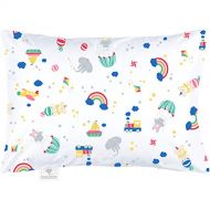 My Little North Star Organic Toddler Pillowcase - 100% Organic Cotton - Hypoallergenic Super Soft Safe and Comfortable - No Harsh Chemicals on Your Toddler’s Skin - Colorful Toys a
