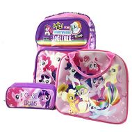 My Little Pony the Movie My Little Pony Movie School Backpack Lunch Bag Set 16 Bag 3pc w/Pencil Pouch