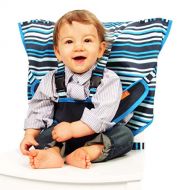 [아마존베스트]My Little Seat Travel Highchair - Hudson Stripe