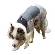 My Pet MY PET Clothes for Small Medium Dogs Large Breed Pitbull Waterproof and Warm Coat Jacket Outdoor Safety Raincoats with Reflective Article Plaid Winter Autumn Velcro Soft