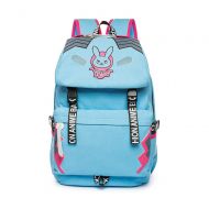 My Sky Dva Canvas Backpack Vintage Anime Casual Bookbag Bunny Bag for Teen Girls Boys