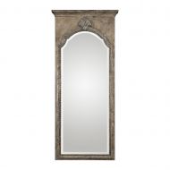 My Swanky Home Solid Wood 73 Full Length Wall Mirror | Old World Floor Leaner Ornate