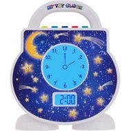 My Tot Clock Toddler Clock, White