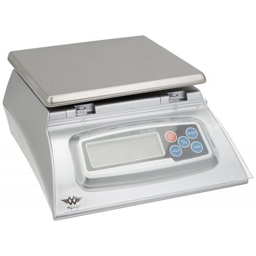  Kitchen Scale - Bakers Math Kitchen Scale - KD8000 Scale by My Weight, Silver