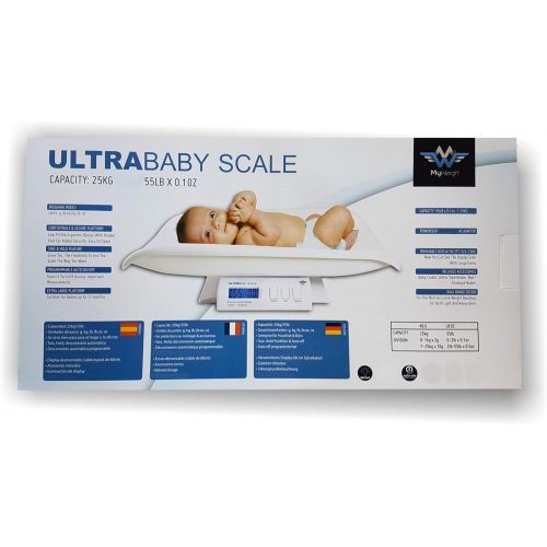  [아마존베스트]My Weigh Ultra Baby Precision Digital Baby or Pet Scale, 55 Pound Capacity