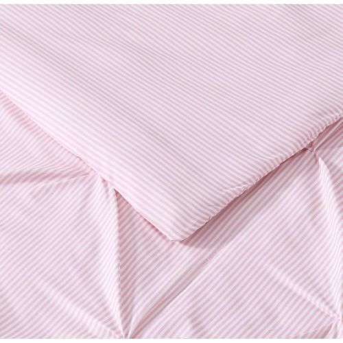  My World Printed Gingham Pinch Pleat Kids Comforter Set, Full/Queen, Pink